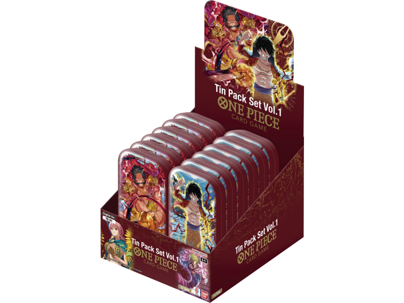 Bandai One Piece CG TS01 Tin Pack Set Vol 01 (1 TIN)