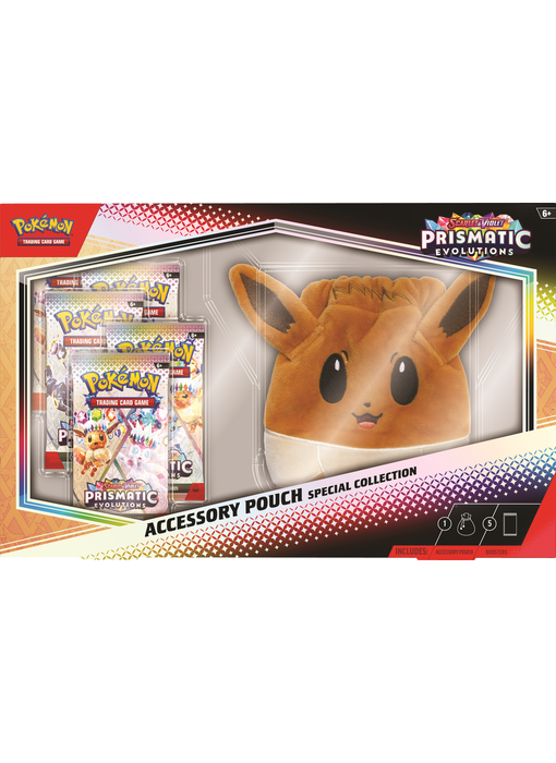 Pokemon SV8.5 Prismatic Evolutions Special Collection Accessory Pouch