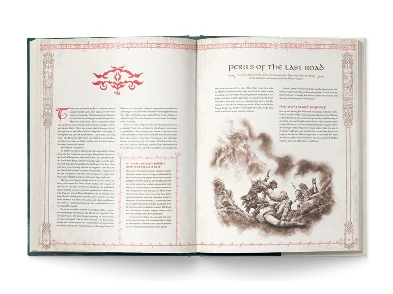 The Lord Of The Rings Rpg 5e Keepers Of The Elven-rings Hc