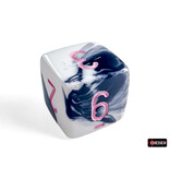 Chessex Gemini 7-Die Black-White / Pink Chessex Dice (CHX26469)