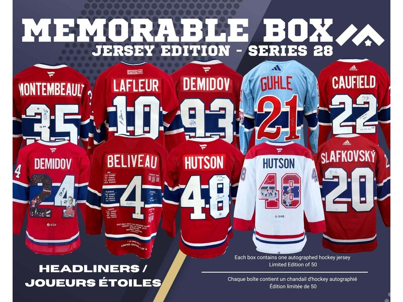 Memorable Box Jersey Edition - Series 28 (Edition Canadiens)