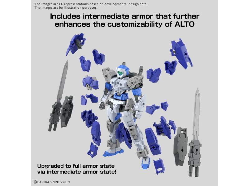 Bandai eEXM-17FA FULL ARMOR ALTO 30MM 1/144 Bandai
