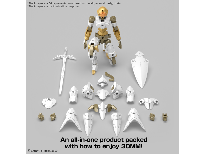 Bandai EXM-A9rk SPINATIO (ROYAL KNIGHT TYPE) 30MM 1/144 Bandai