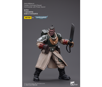 Cadian Command Squad Commander with Power Sword Astra Militarum Joy Toy