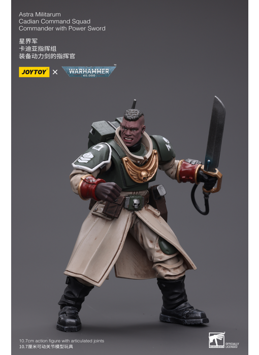 Cadian Command Squad Commander with Power Sword Astra Militarum Joy Toy
