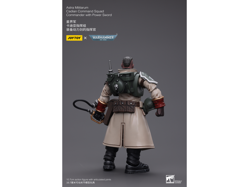 Joy Toy Cadian Command Squad Commander with Power Sword Astra Militarum Joy Toy