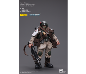 Cadian Command Squad Veteran with Medi-pack Astra Militarum Joy Toy