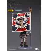 Joy Toy Cadian Command Squad Veteran with Regimental Standard Astra Militarum Joy Toy
