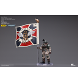 Joy Toy Cadian Command Squad Veteran with Regimental Standard Astra Militarum Joy Toy