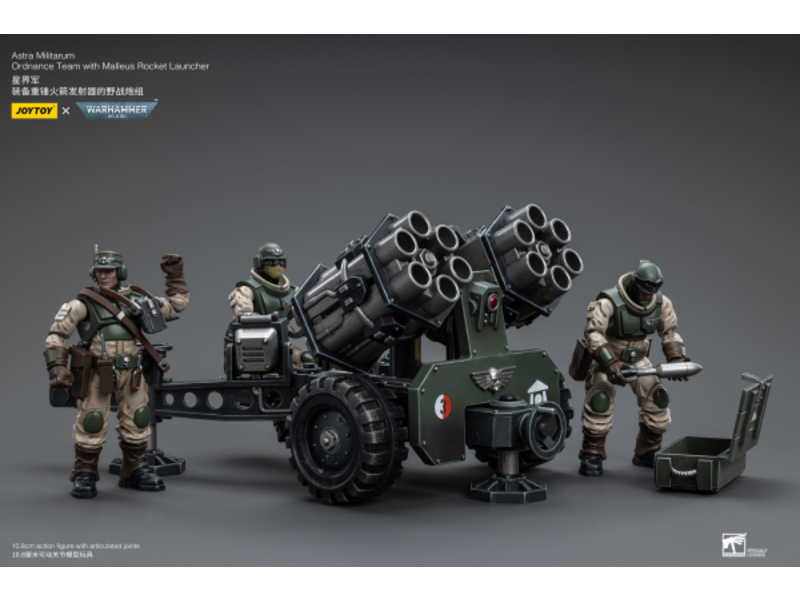 Joy Toy Ordnance Team with Malleus Rocket Launcher Astra Militarum Joy Toy