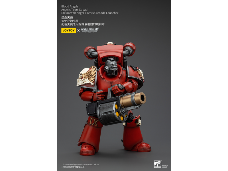 Joy Toy Angel's Tears Squad Erelim with Angel's Tears Grenade Launcher Blood Angels