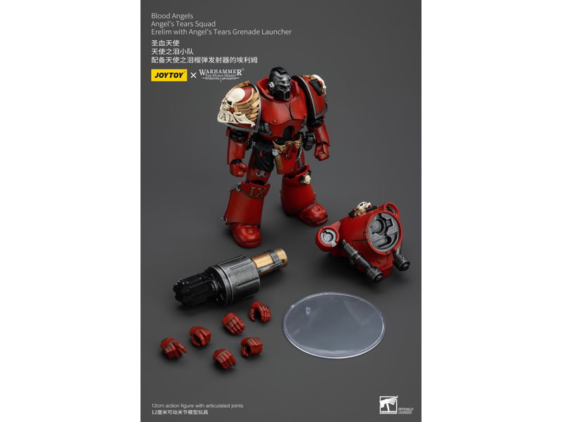 Joy Toy Angel's Tears Squad Erelim with Angel's Tears Grenade Launcher Blood Angels
