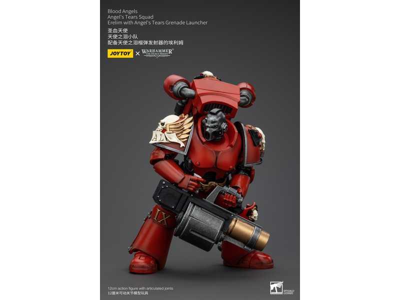 Joy Toy Angel's Tears Squad Erelim with Angel's Tears Grenade Launcher Blood Angels