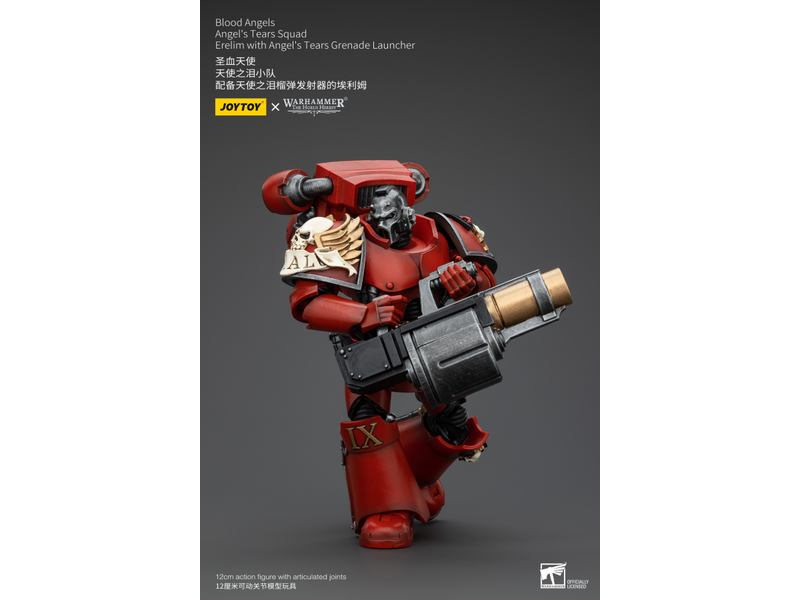 Joy Toy Angel's Tears Squad Erelim with Angel's Tears Grenade Launcher Blood Angels