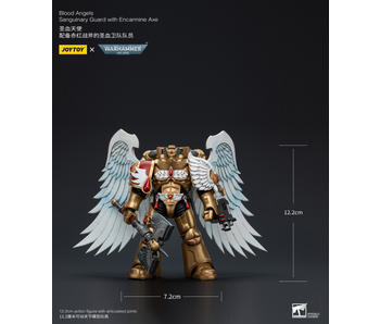 Sanguinary Guard with Encarmine Axe Blood Angels Joy Toy