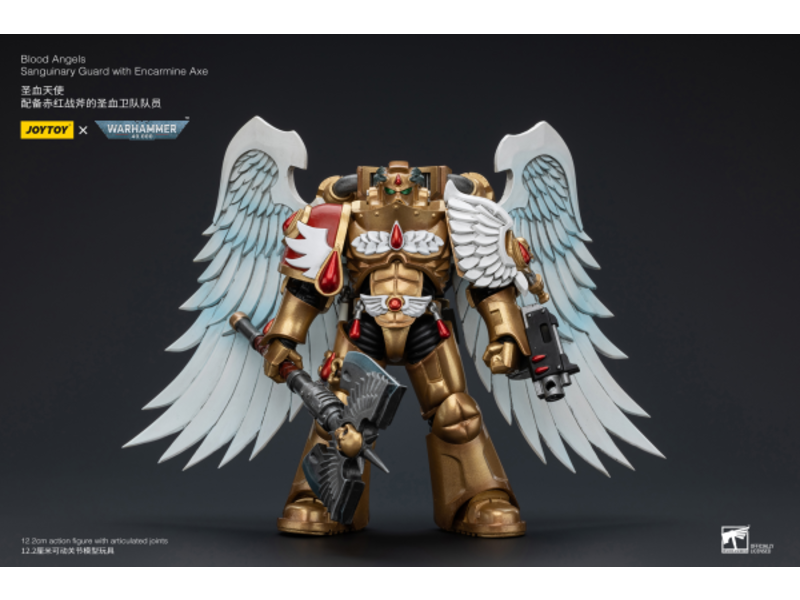 Joy Toy Sanguinary Guard with Encarmine Axe Blood Angels Joy Toy