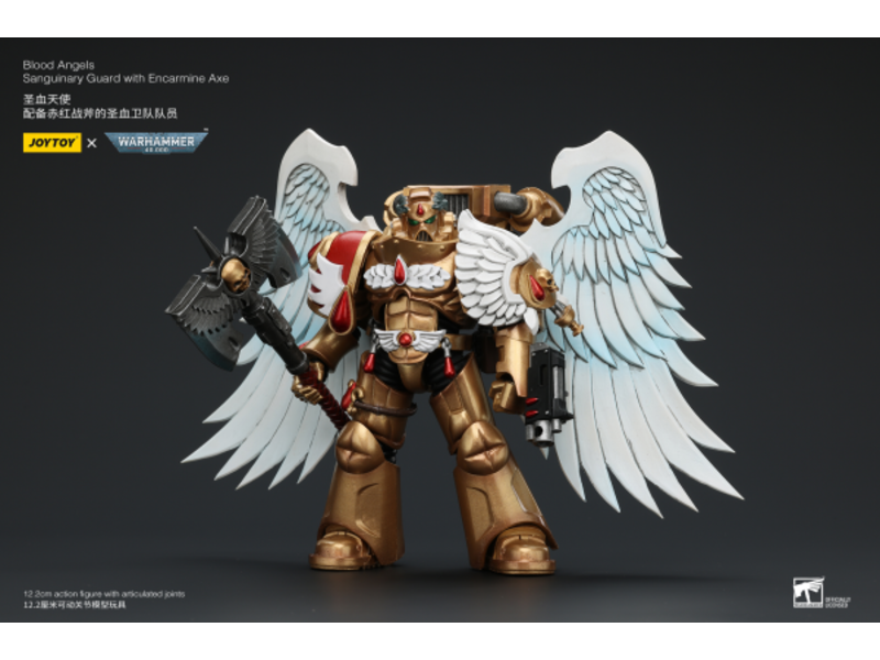 Joy Toy Sanguinary Guard with Encarmine Axe Blood Angels Joy Toy
