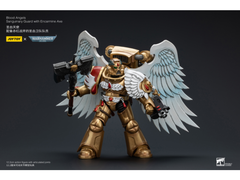 Joy Toy Sanguinary Guard with Encarmine Axe Blood Angels Joy Toy