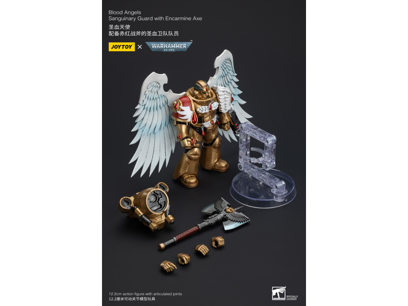 Joy Toy Sanguinary Guard with Encarmine Axe Blood Angels Joy Toy