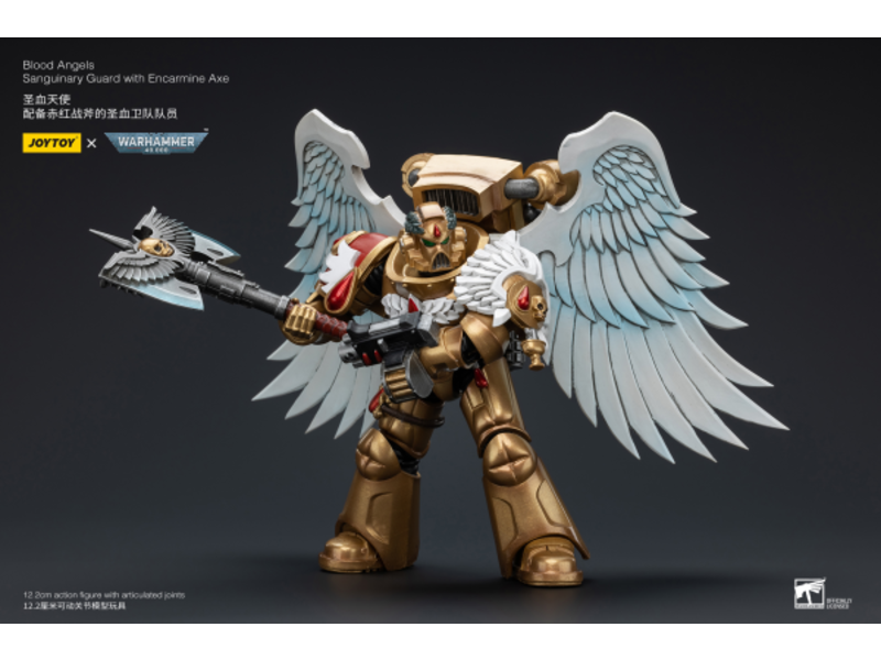 Joy Toy Sanguinary Guard with Encarmine Axe Blood Angels Joy Toy
