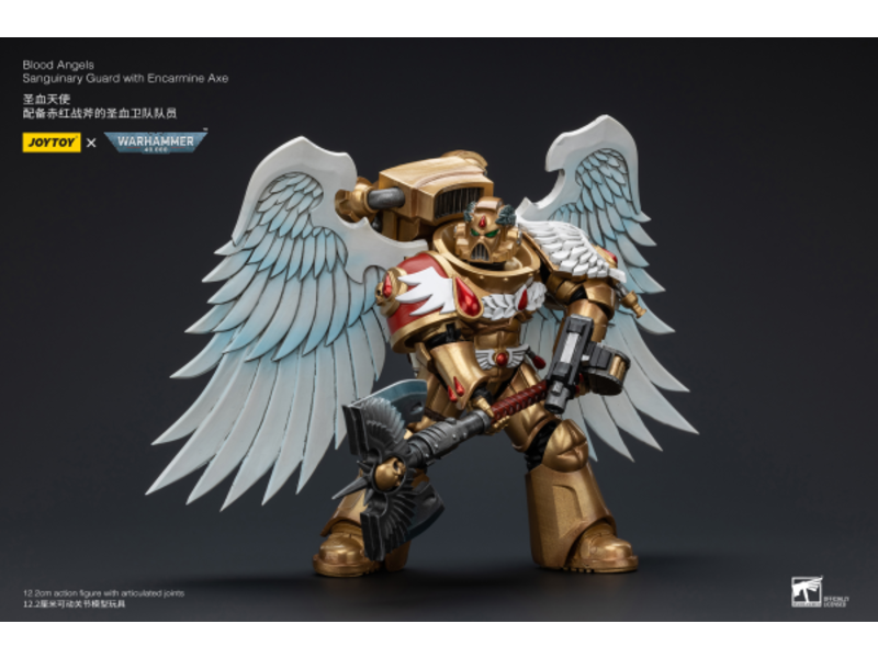 Joy Toy Sanguinary Guard with Encarmine Axe Blood Angels Joy Toy
