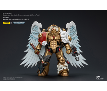 Sanguinary Guard with Encarmine Axe and Inferno Pistol Blood Angels Joy Toy