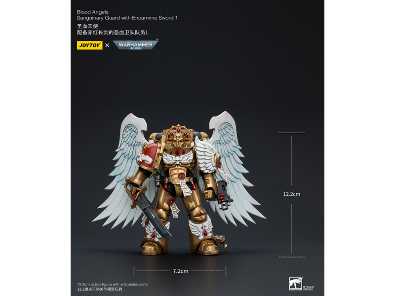 Joy Toy Sanguinary Guard with Encarmine Sword 1 Blood Angels Joy Toy