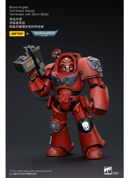 Terminator Squad Terminator with Storm Bolter Blood Angels Joy Toy