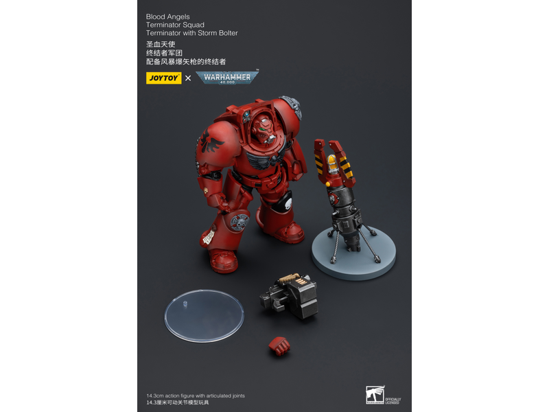 Joy Toy Terminator Squad Terminator with Storm Bolter Blood Angels Joy Toy