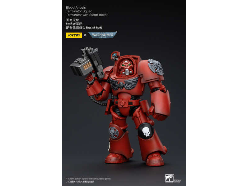 Joy Toy Terminator Squad Terminator with Storm Bolter Blood Angels Joy Toy