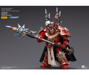 Crimson Slaughter Sorcerer Lord in Terminator Armour Chaos Space Marines Joy Toy
