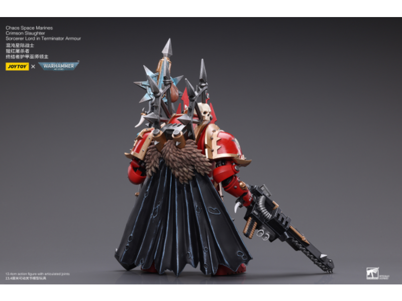 Joy Toy Crimson Slaughter Sorcerer Lord in Terminator Armour Chaos Space Marines Joy Toy