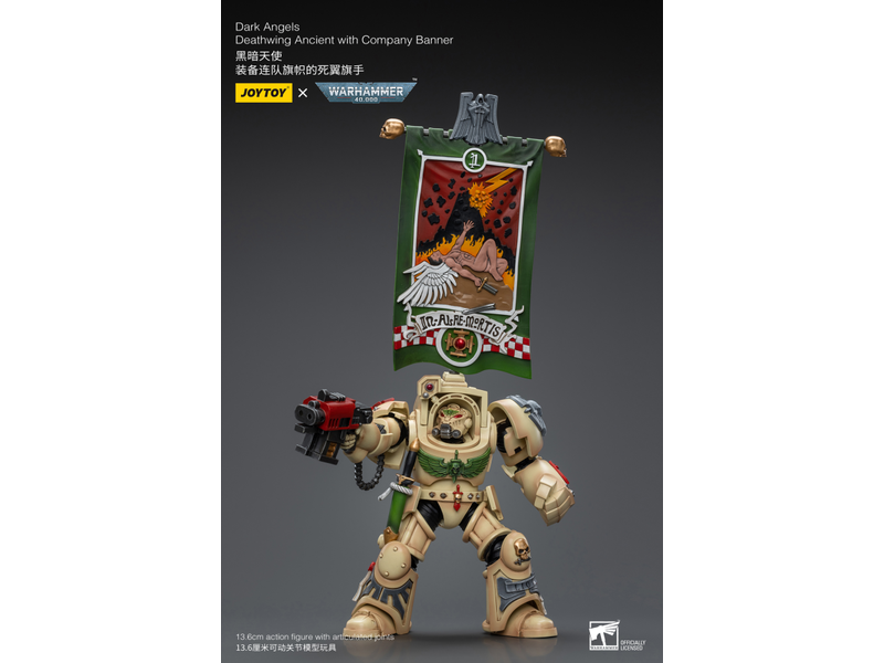 Joy Toy Deathwing Ancient with Company Banner Dark Angels Joy Toy