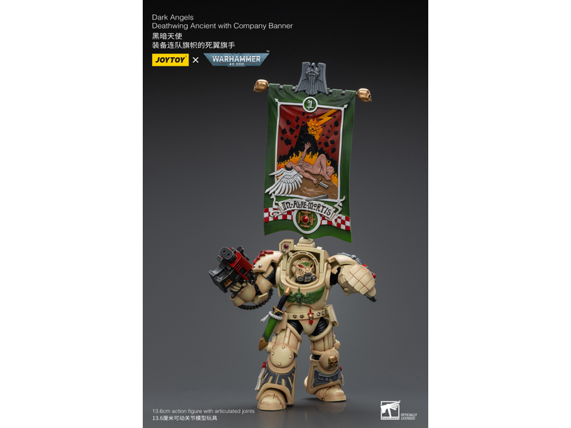 Joy Toy Deathwing Ancient with Company Banner Dark Angels Joy Toy