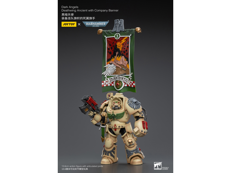 Joy Toy Deathwing Ancient with Company Banner Dark Angels Joy Toy