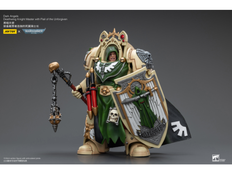 Joy Toy Deathwing Knight Master with Flail of the Unforgiven Dark Angels Joy Toy