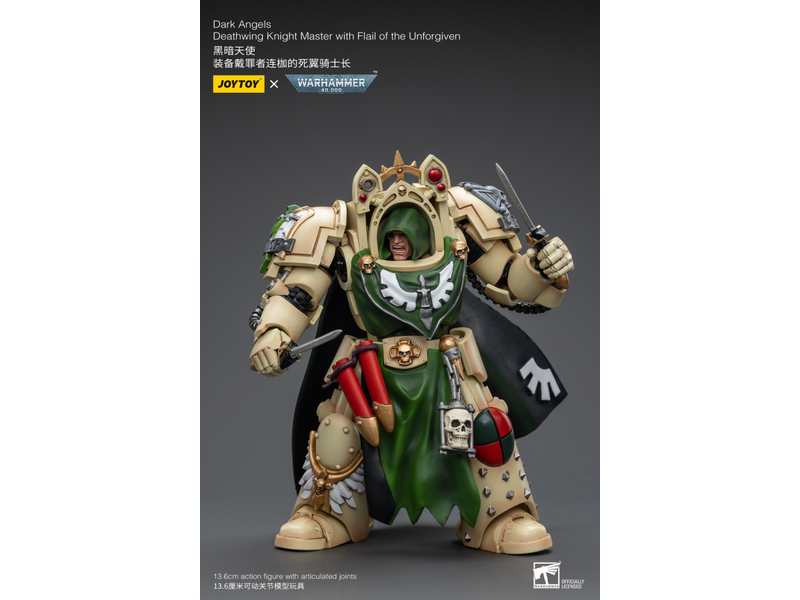 Joy Toy Deathwing Knight Master with Flail of the Unforgiven Dark Angels Joy Toy