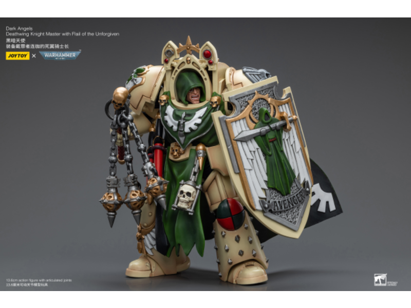 Joy Toy Deathwing Knight Master with Flail of the Unforgiven Dark Angels Joy Toy