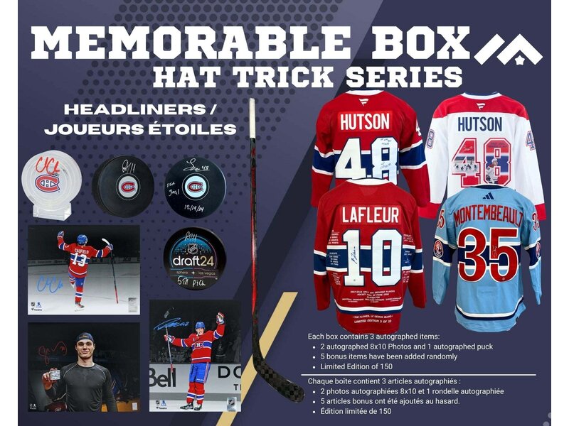 Memorable Box Hat Trick - Montreal Canadiens Edition SERIES 3