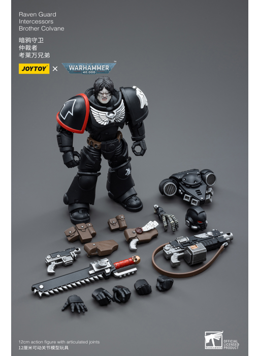 Warhammer 40K Raven Guard Intercessors Brother Colvane Joy Toy