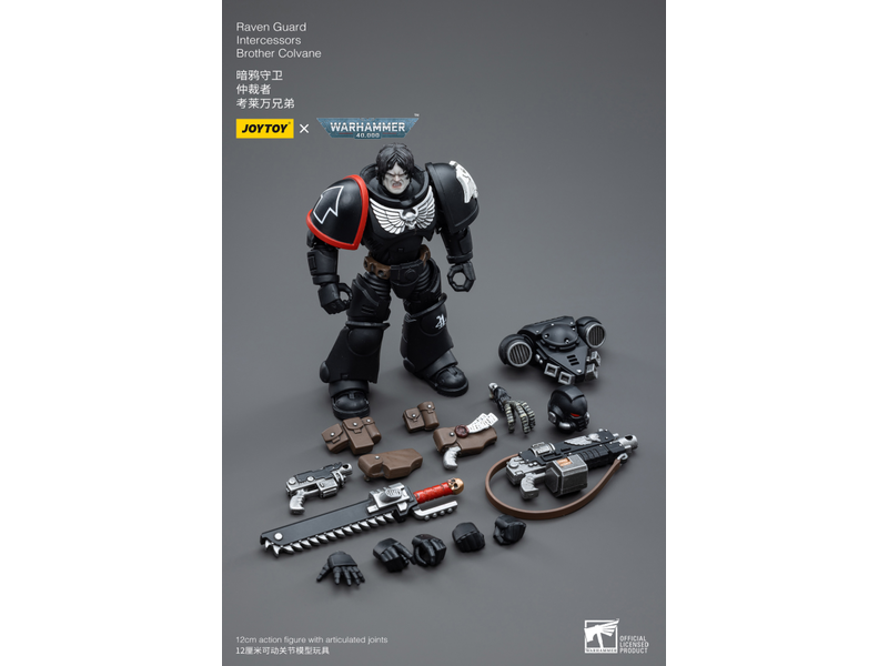 Joy Toy Warhammer 40K Raven Guard Intercessors Brother Colvane Joy Toy