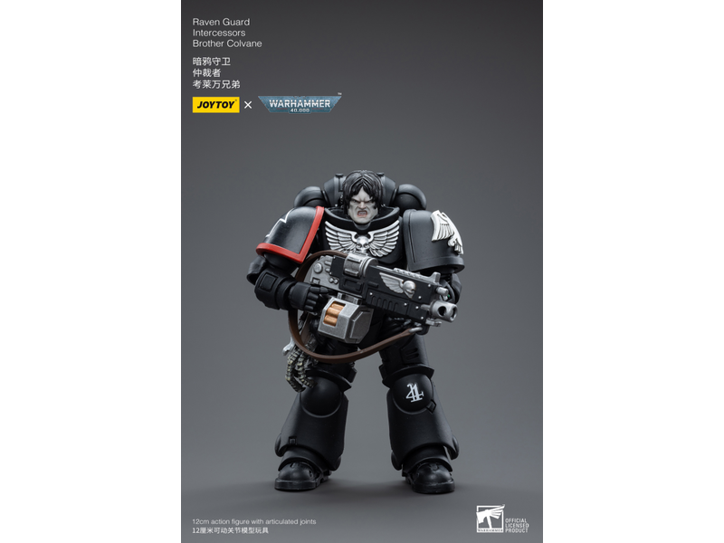 Joy Toy Warhammer 40K Raven Guard Intercessors Brother Colvane Joy Toy