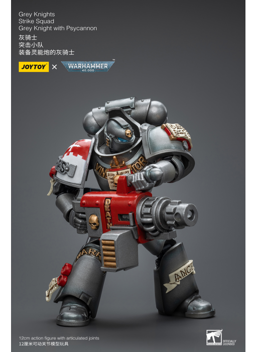Strike Squad Grey Knight with Psycannon Grey Knights Joy Toy