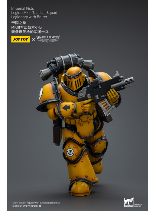 Legion MkIII Tactical Squad Legionary with Bolter Imperial Fists Joy Toy