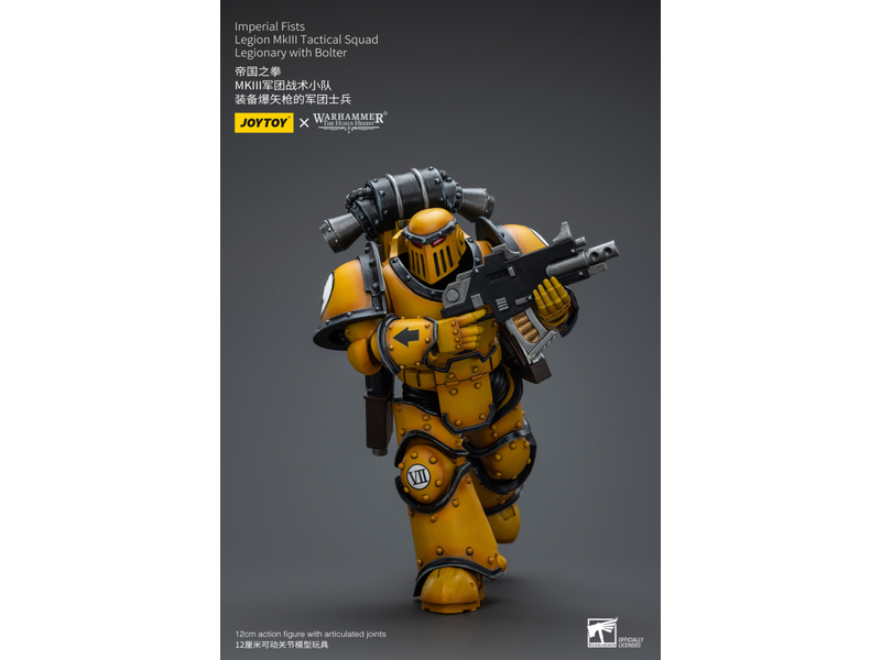 Joy Toy Legion MkIII Tactical Squad Legionary with Bolter Imperial Fists Joy Toy
