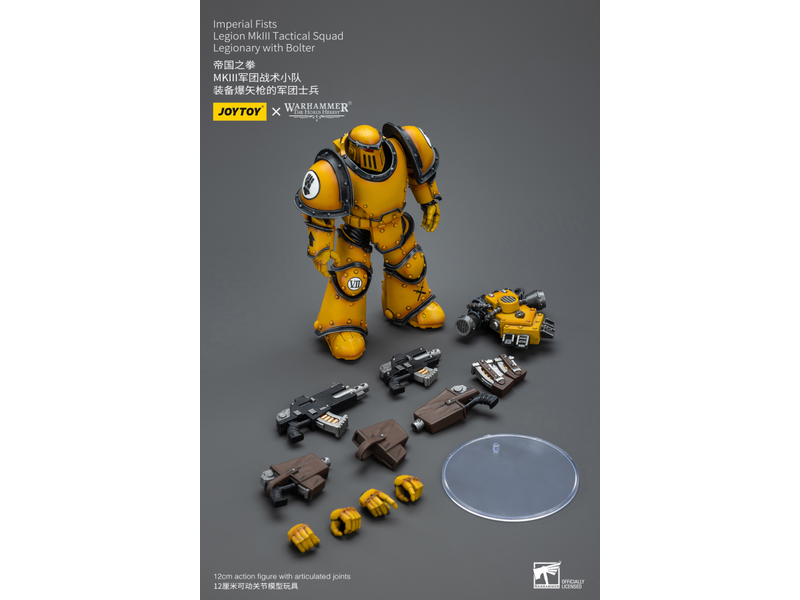 Joy Toy Legion MkIII Tactical Squad Legionary with Bolter Imperial Fists Joy Toy