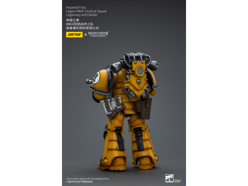 Joy Toy Legion MkIII Tactical Squad Legionary with Bolter Imperial Fists Joy Toy