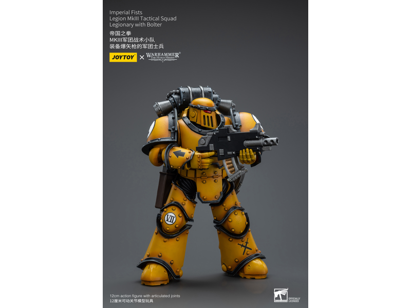 Joy Toy Legion MkIII Tactical Squad Legionary with Bolter Imperial Fists Joy Toy