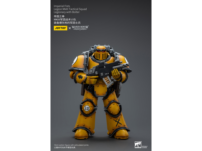 Joy Toy Legion MkIII Tactical Squad Legionary with Bolter Imperial Fists Joy Toy