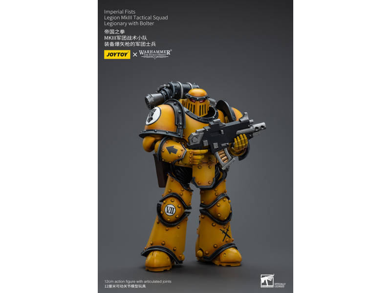Joy Toy Legion MkIII Tactical Squad Legionary with Bolter Imperial Fists Joy Toy